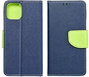 fancy book case for xiaomi redmi note 12s navy lime photo