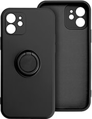 forcell silicone ring case for xiaomi redmi note 12s black photo