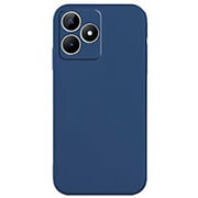 matt tpu case for realme c53 4g dark blue photo