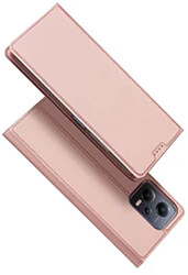 dux ducis skin pro smooth leather case for redmi note 12 5g rose photo
