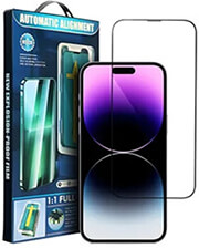 5d full glue tempered glass for iphone 15 pro max black applicator photo