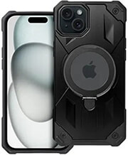 armor mag cover case with magsafe for iphone 15 plus black photo