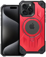 armor mag cover case with magsafe for iphone 15 pro max red photo