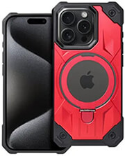 armor mag cover case with magsafe for iphone 15 pro red photo