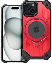armor mag cover case with magsafe for iphone 15 red photo