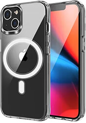 clear mag cover case with camera protection with magsafe for iphone 15 pro photo