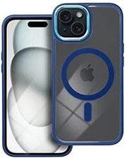 color edge mag cover case with magsafe for iphone 15 navy blue photo