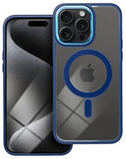 color edge mag cover case with magsafe for iphone 15 pro max navy blue photo