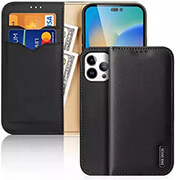 dux ducis hivo leather wallet case for apple iphone 15 pro black photo