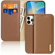 dux ducis hivo leather wallet case for apple iphone 15 pro brown photo