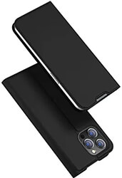 dux ducis skin pro smooth leather case for apple iphone 14 pro black photo