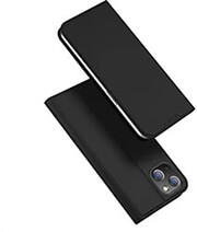 dux ducis skin pro smooth leather case for apple iphone 15 plus black photo