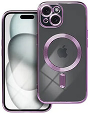 electro mag cover case with magsafe for iphone 15 deep purple photo