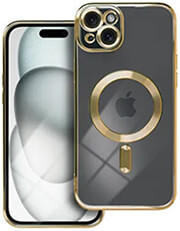 electro mag cover case with magsafe for iphone 15 plus gold photo