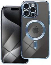 electro mag cover case with magsafe for iphone 15 pro blue photo