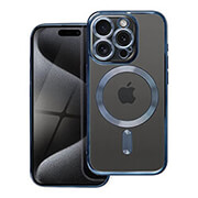 electro mag cover case with magsafe for iphone 15 pro blue titanium photo