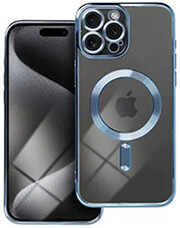 electro mag cover case with magsafe for iphone 15 pro max blue photo