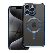 electro mag cover case with magsafe for iphone 15 pro max blue titanium photo