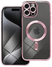 electro mag cover case with magsafe for iphone 15 pro max rose gold photo