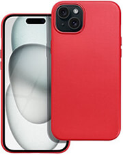 leather mag cover for iphone 15 plus red photo