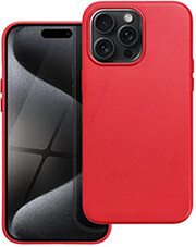 leather mag cover for iphone 15 pro max red photo
