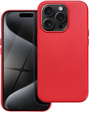 leather mag cover for iphone 15 pro red photo