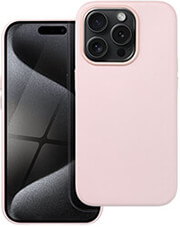 leather mag cover for iphone 15 pro sand pink photo