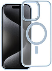 matte mag cover case with magsafe for iphone 15 pro max blue photo