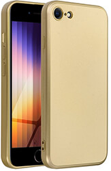 metallic case for iphone 14 gold photo