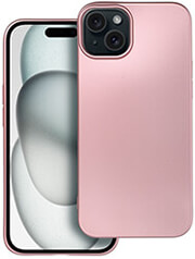 metallic case for iphone 15 plus pink photo