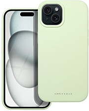 roar cloud skin case for iphone 15 light green photo