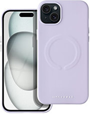 roar leather mag case for iphone 15 plus purple photo