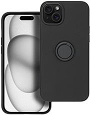 silicone ring case for iphone 15 plus black photo