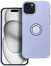 silicone ring case for iphone 15 plus violet photo
