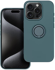 silicone ring case for iphone 15 pro green photo