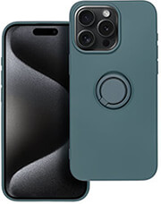 silicone ring case for iphone 15 pro max green photo