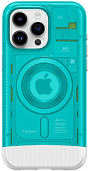 spigen classic c1 magsafe bondi blue for iphone 15 pro photo