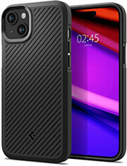 spigen core armor matte black for iphone 15 plus photo