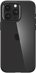 spigen crystal hybrid matte black for iphone 15 pro max photo