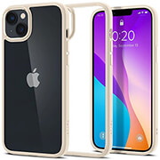 spigen crystal hybrid sand beige for iphone 14 plus photo