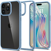 spigen crystal hybrid sierra blue for iphone 15 pro max photo