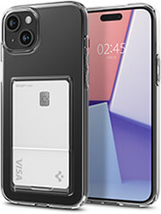 spigen crystal slot crystal clear for iphone 15 plus photo