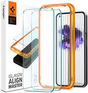 spigen glass tr alignmaster 2 pack for samsung galaxy s23 fe photo