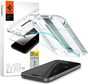 spigen glass tr ez fit hd 1 pack transparency for iphone 15 16 photo