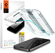 spigen glass tr ez fit hd 1 pack transparency for iphone 15 pro photo