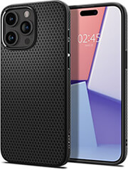 spigen liquid air matte black for iphone 15 pro max photo
