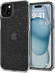 spigen liquid crystal glitter crystal quartz for iphone 15 photo