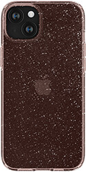 spigen liquid crystal glitter rose quartz for iphone 15 plus photo