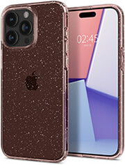 spigen liquid crystal glitter rose quartz for iphone 15 pro photo