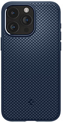 spigen mag armor magsafe navy blue for iphone 15 pro photo